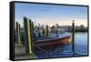 Red Boat at Galilee-Bruce Dumas-Framed Stretched Canvas