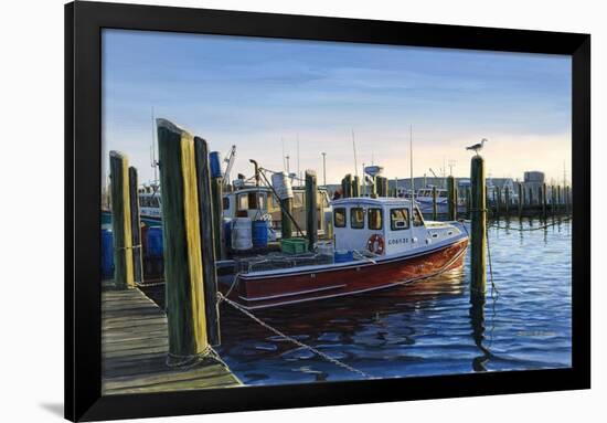 Red Boat at Galilee-Bruce Dumas-Framed Giclee Print