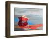 Red Boat Rhythm-Beth A. Forst-Framed Art Print