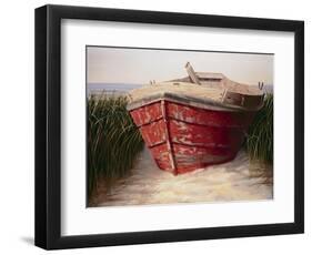 Red Boat-Karl Soderlund-Framed Art Print