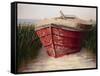 Red Boat-Karl Soderlund-Framed Stretched Canvas