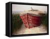 Red Boat-Karl Soderlund-Framed Stretched Canvas