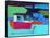 Red Boat-Paul Powis-Framed Stretched Canvas