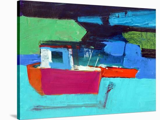 Red Boat-Paul Powis-Stretched Canvas