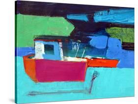 Red Boat-Paul Powis-Stretched Canvas