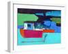 Red Boat-Paul Powis-Framed Giclee Print