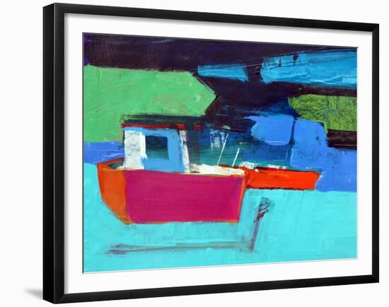 Red Boat-Paul Powis-Framed Giclee Print