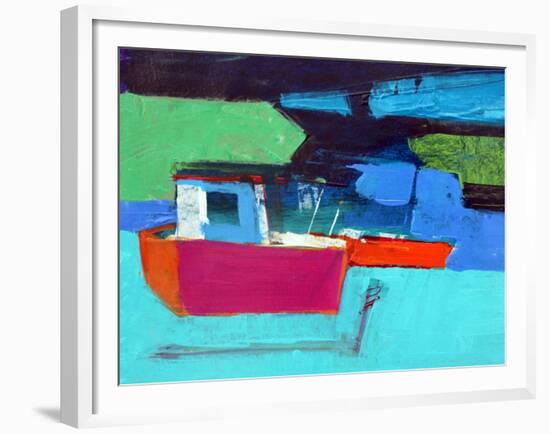 Red Boat-Paul Powis-Framed Giclee Print