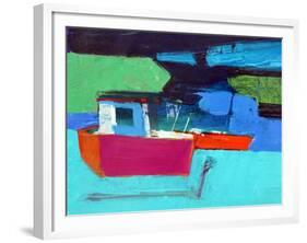 Red Boat-Paul Powis-Framed Giclee Print