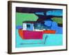 Red Boat-Paul Powis-Framed Giclee Print