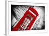 Red Booth - In the Style of Oil Painting-Philippe Hugonnard-Framed Giclee Print