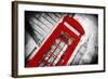 Red Booth - In the Style of Oil Painting-Philippe Hugonnard-Framed Giclee Print