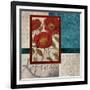 Red Botanicals I-Elizabeth Medley-Framed Art Print