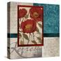 Red Botanicals I-Elizabeth Medley-Stretched Canvas