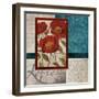 Red Botanicals I-Elizabeth Medley-Framed Art Print