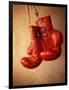 Red Boxing Gloves-null-Framed Photographic Print