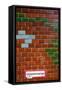 Red Brick Wall Berlin-Felipe Rodriguez-Framed Stretched Canvas