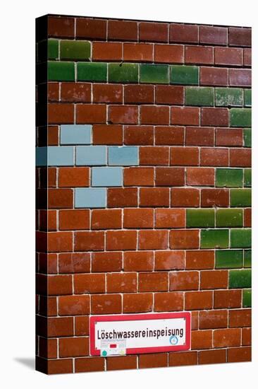 Red Brick Wall Berlin-Felipe Rodriguez-Stretched Canvas