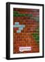 Red Brick Wall Berlin-Felipe Rodriguez-Framed Photographic Print