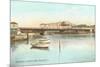 Red Bridge over Seekonk River, Providence, Rhode Island-null-Mounted Premium Giclee Print