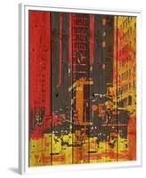 Red Building I-Irena Orlov-Framed Premium Giclee Print