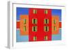 Red Building-Ata Alishahi-Framed Giclee Print