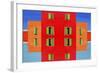 Red Building-Ata Alishahi-Framed Giclee Print