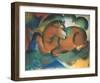 Red bull-Franz Marc-Framed Giclee Print