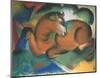 Red bull-Franz Marc-Mounted Giclee Print