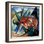 Red Bull-Franz Marc-Framed Giclee Print