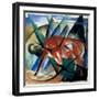 Red Bull-Franz Marc-Framed Giclee Print