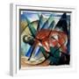 Red Bull-Franz Marc-Framed Giclee Print