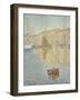 Red Buoy (La Bouée Roug)-Paul Signac-Framed Giclee Print