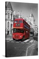 Red Bus London-Chris Bliss-Stretched Canvas