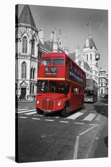 Red Bus London-Chris Bliss-Stretched Canvas