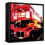 Red Bus, London-Tosh-Framed Stretched Canvas