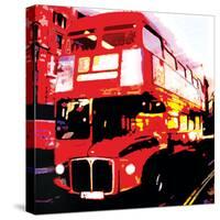 Red Bus, London-Tosh-Stretched Canvas