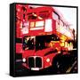 Red Bus, London-Tosh-Framed Stretched Canvas