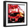 Red Bus, London-Tosh-Framed Art Print