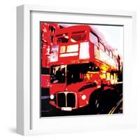 Red Bus, London-Tosh-Framed Art Print