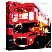 Red Bus, London-Tosh-Stretched Canvas