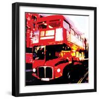 Red Bus, London-Tosh-Framed Art Print