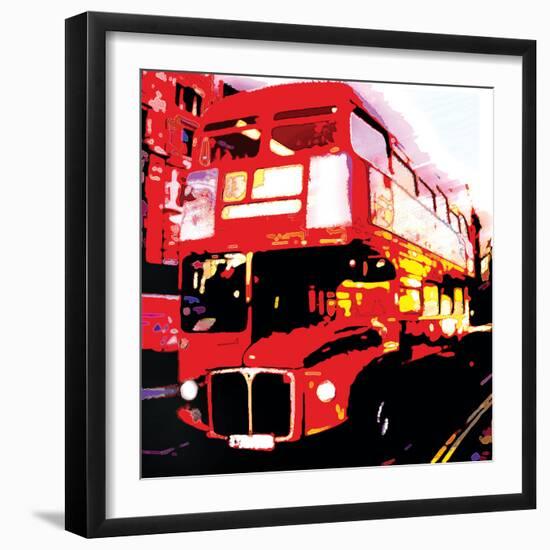 Red Bus, London-Tosh-Framed Art Print