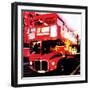 Red Bus, London-Tosh-Framed Art Print