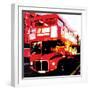 Red Bus, London-Tosh-Framed Art Print