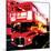 Red Bus, London-Tosh-Mounted Art Print