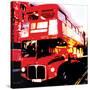 Red Bus, London-Tosh-Stretched Canvas