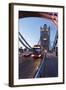 Red Bus on Tower Bridge, London, England, United Kingdom, Europe-Markus Lange-Framed Photographic Print