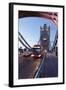 Red Bus on Tower Bridge, London, England, United Kingdom, Europe-Markus Lange-Framed Photographic Print