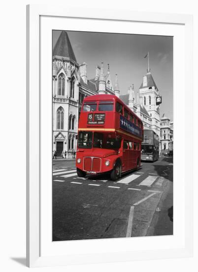 Red Bus-Chris Bliss-Framed Photographic Print